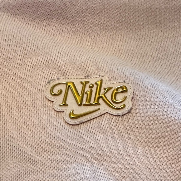 Women’s XS Nike Pink 1/4 Zip Crop Sweatshirt - Picture 2 of 7